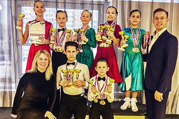 Танцевально-спортивный клуб Притяжение: 19 Золотых медалей, 15 Серебряных медалей, 13 Бронзовых медалей.